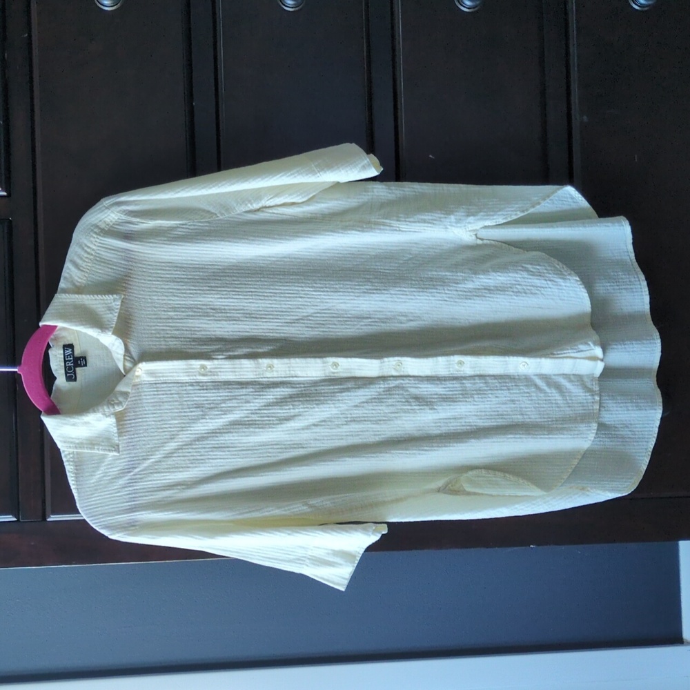 J. Crew Airy Gauze Beach Button Up Shirt - Picture 2 of 5